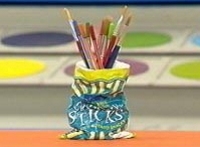 Art Attack Plaster and Plastic Bag Penholder